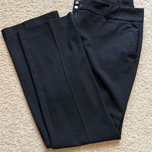 Ann Taylor Classic Black Tapered Trousers